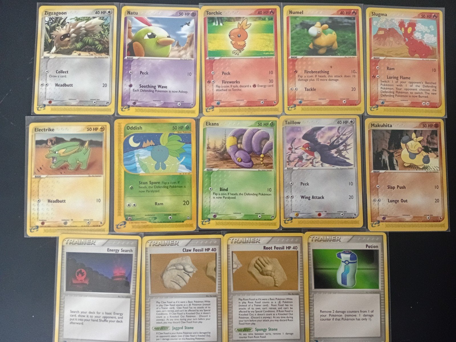 Vintage pokemon, Ophalen