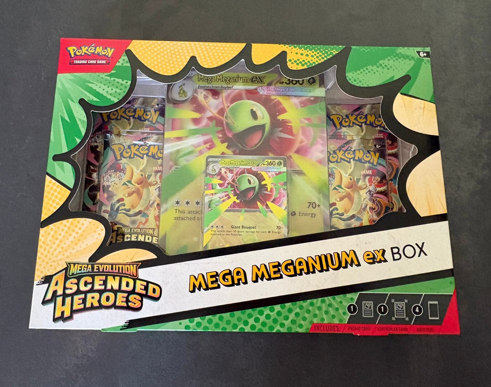 Ascended Heroes Mega Meganium Ex Box, Enlèvement, Neuf