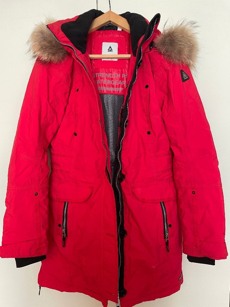 Gaastra Winterjas M, Kleding | Dames, Jassen | Winter, Gaastra, Gedragen, Rood, Ophalen