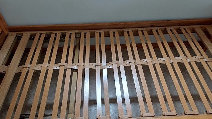 lit 1 personne + lattoflex, 90 cm, Enlèvement, Bois, 190 cm ou moins