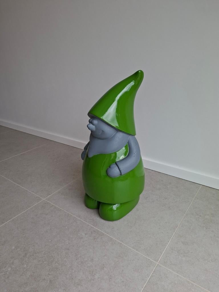 Moderne tuinkabouter, Tuin en Terras, Ophalen, Zo goed als nieuw, Steen, Tuinkabouter
