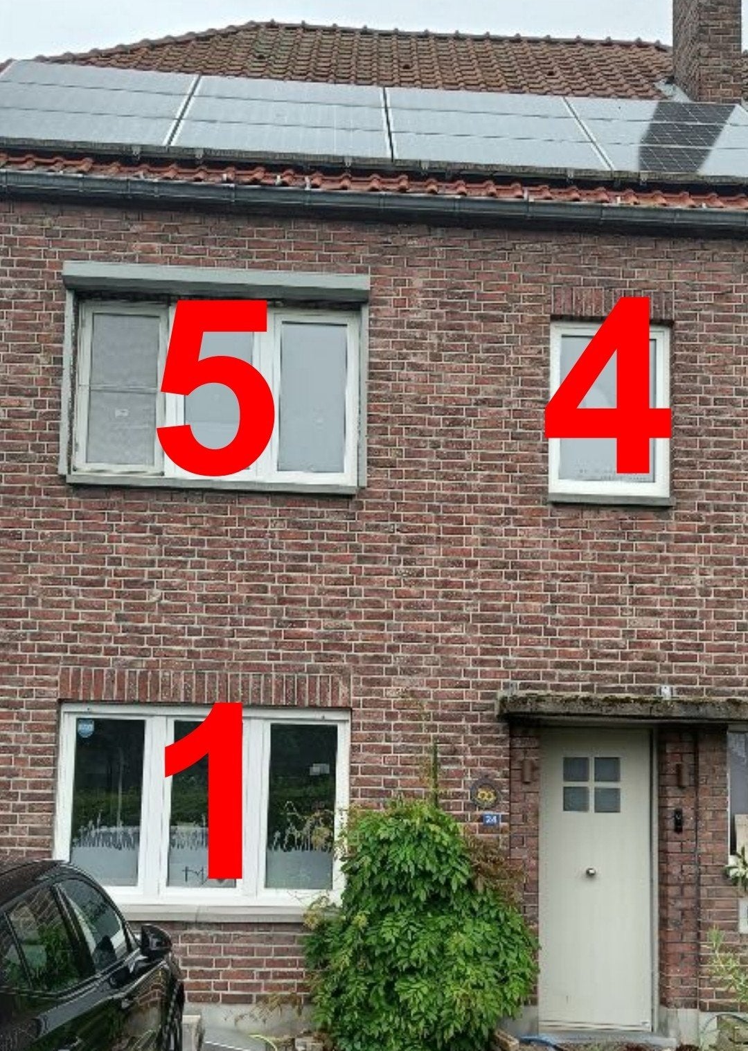 Ramen af te halen op 24 of 25 augustus, Ophalen, Kunststof, Gebruikt, Raamkozijn