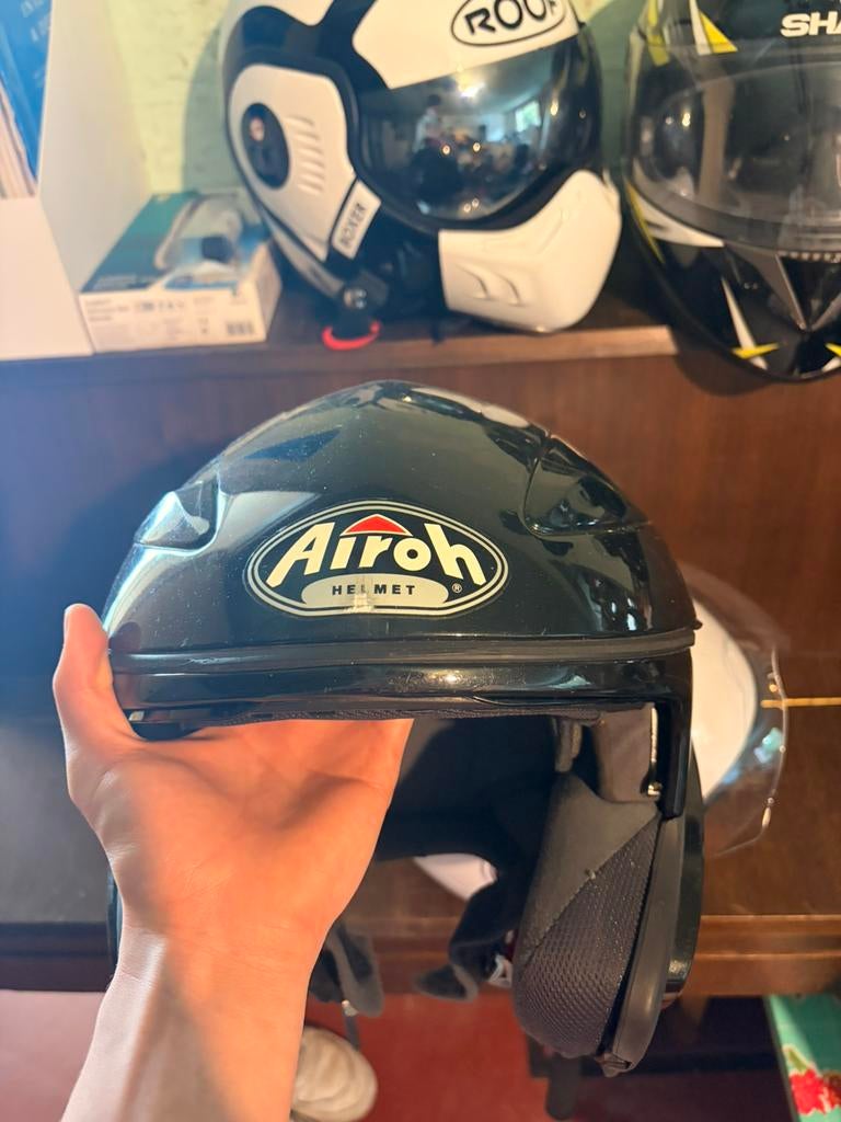 Zwarte Airoh helm, Ophalen, Heren, Overige typen, S