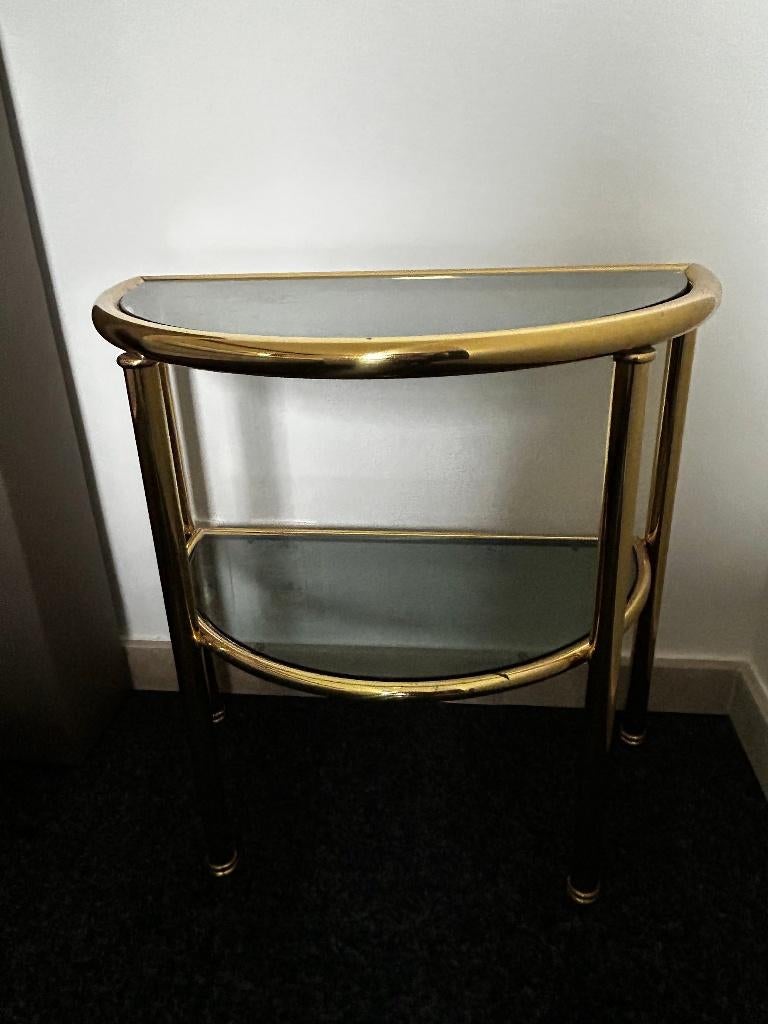 2 vintage nachttafeltjes, Huis en Inrichting, Slaapkamer | Nachtkastjes, Ophalen, Gebruikt