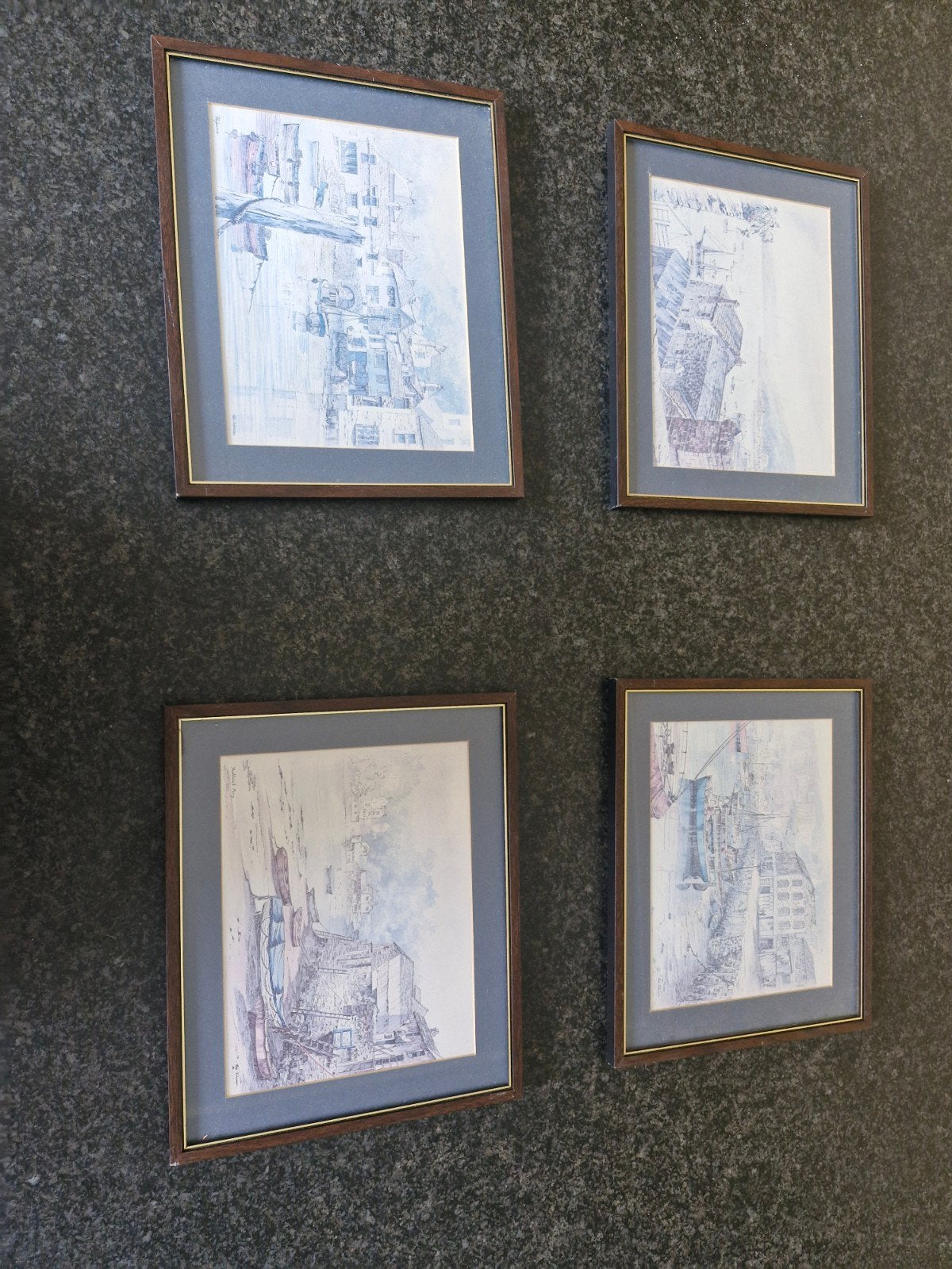 Rob Johnson schilderij, Antiquités & Art, Sous verre, Paysage, Enlèvement, Impression