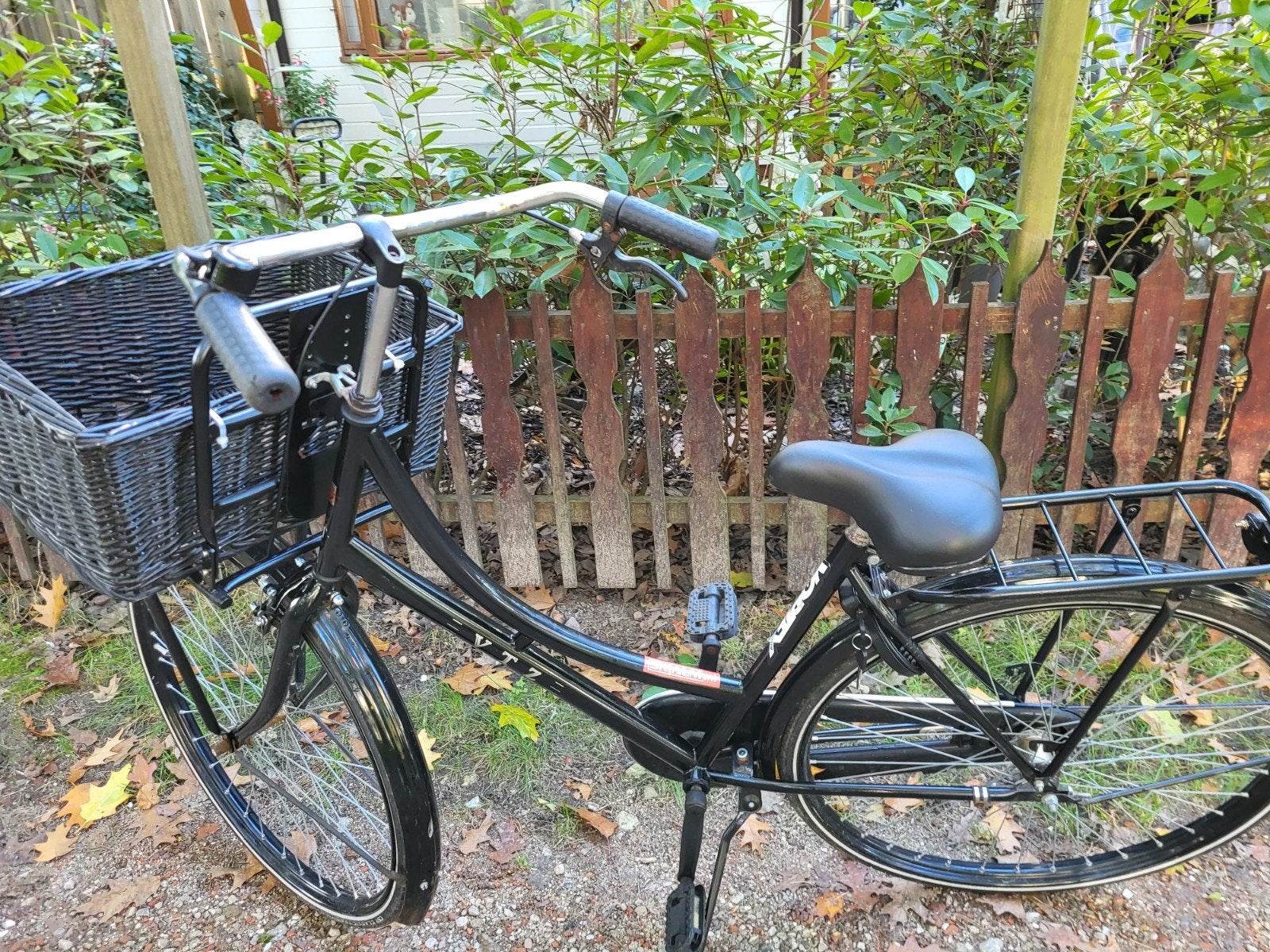 zwarte omafiets V T Z, Ophalen
