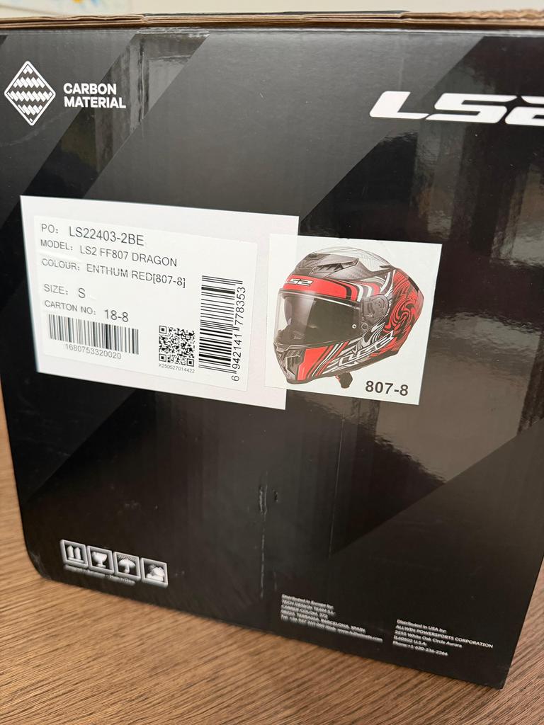 LS2 dragon nieuw ongedragen, Motoren, Ophalen, S