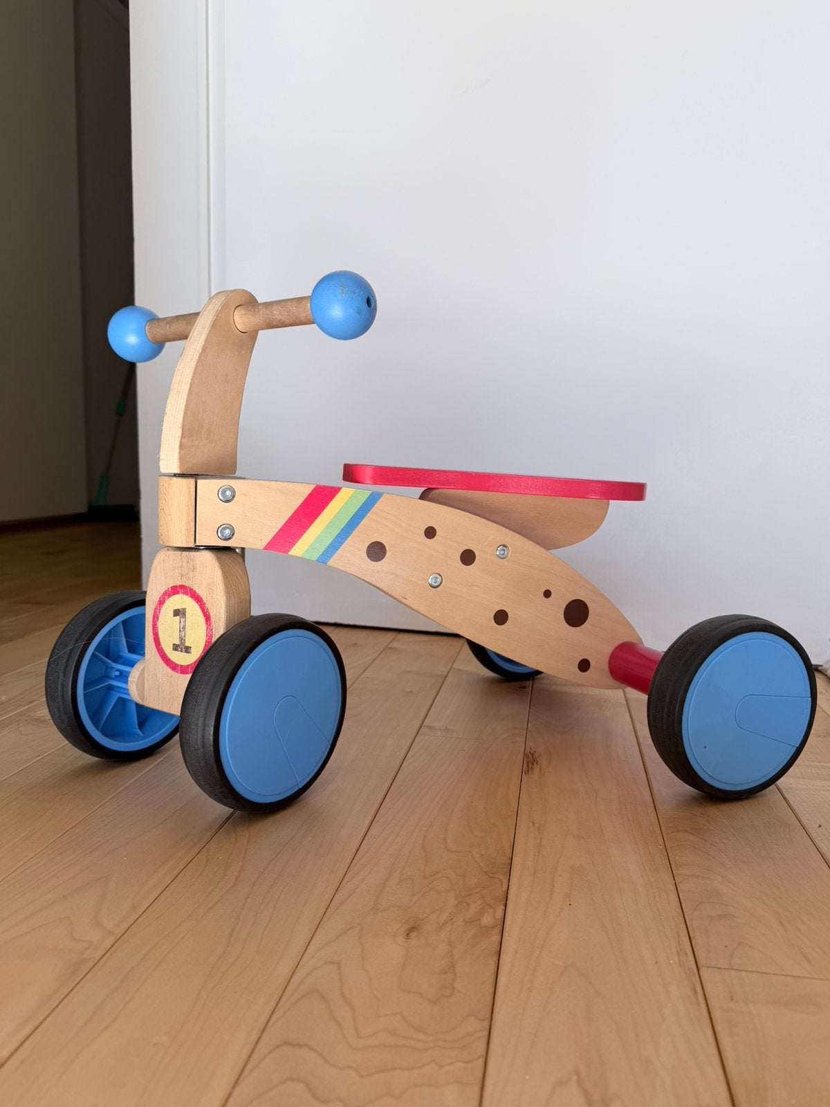 Wishbone Flip 3-in-1 houten loopfiets / loopwagen, Ophalen, Gebruikt, Loopfiets