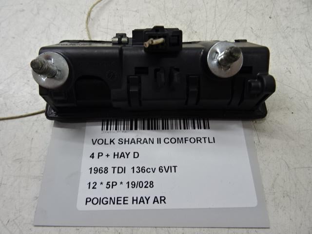HANDGREEP ACHTERKLEP Volkswagen Sharan (7N), Gebruikt, Volkswagen