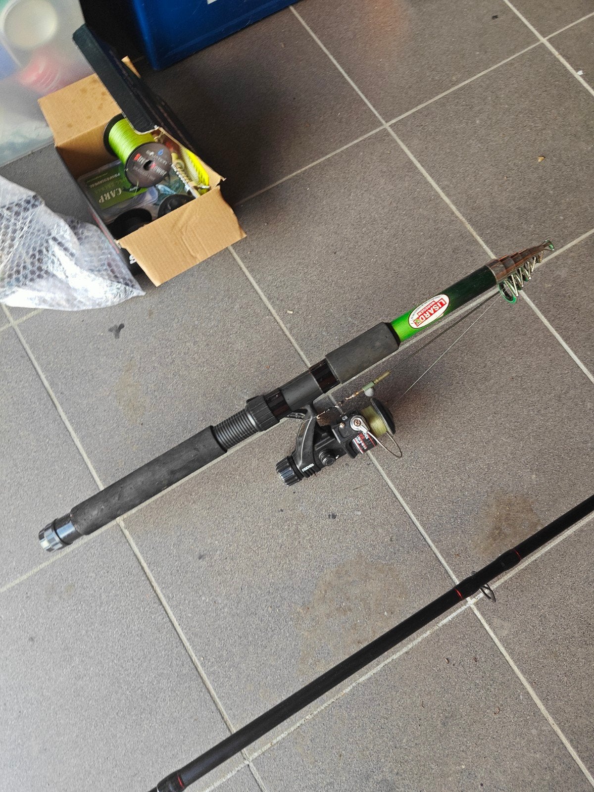 visgerief, Watersport en Boten, Ophalen, Gebruikt, Complete set