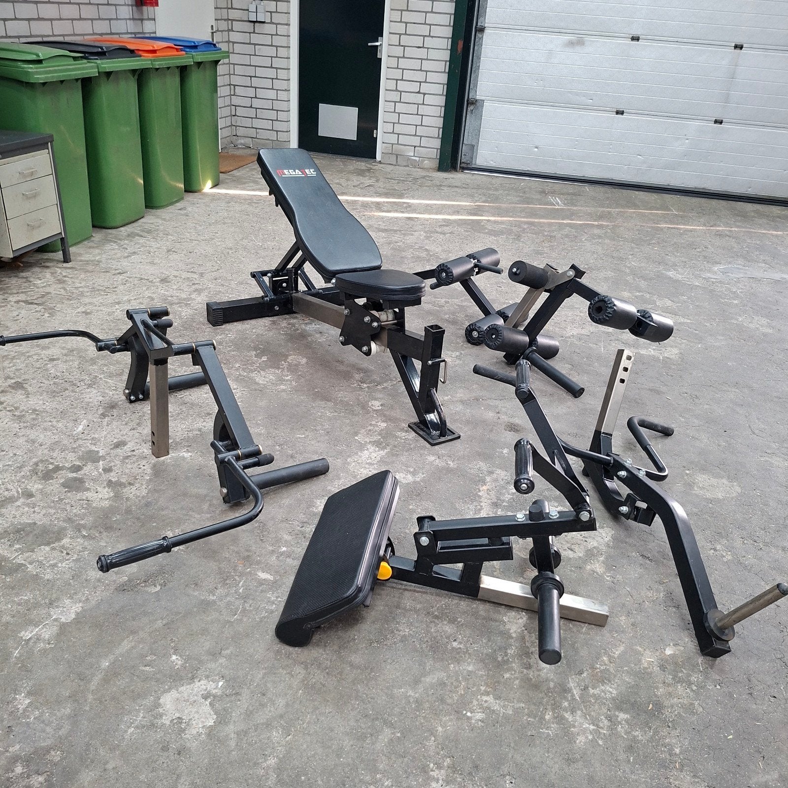 Atx Megatec Adjustable Bench + Verschillende Attachments, Sport en Fitness, Ophalen