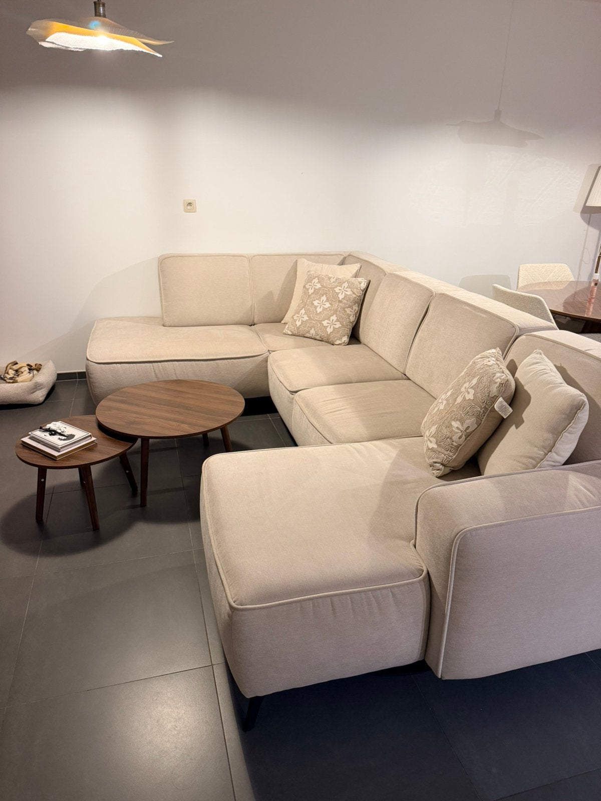 U zetel beige  in nieuwstaat 5 maanden oud, Enlèvement, Comme neuf