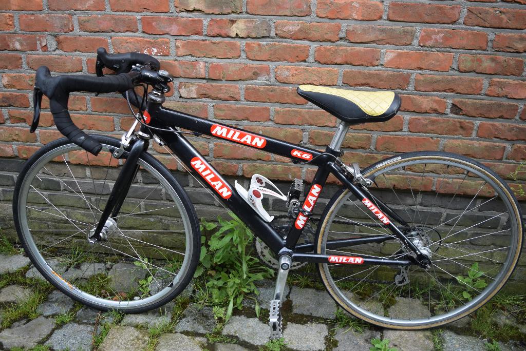 KINDERKOERSFIETS MILAN 24 inch- semi profesioneel, Fietsen en Brommers, Ophalen, Gebruikt, Velgrem, Aluminium