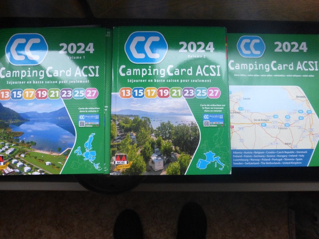 7 ACSI-boeken 2023,2024,2025 voor campings en parkeergarages, Boeken, Reisgidsen, Zo goed als nieuw, Campinggids, Ophalen of Verzenden