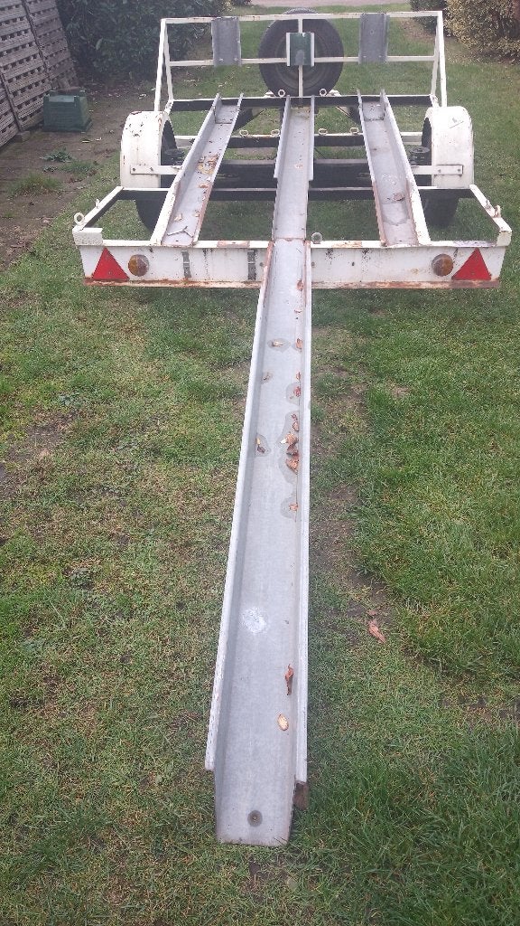Motor aanhanger, niet de netste maar wel een heel stevige, Auto diversen, Aanhangers en Bagagewagens, Ophalen, Gebruikt