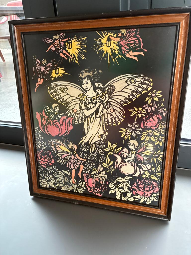 Butterfly fairies poster in kader, Ophalen