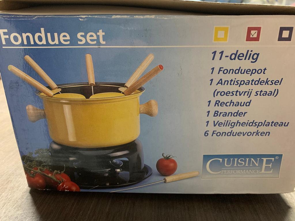 Fondue setje, Elektronische apparatuur, Gourmetstellen, Ophalen of Verzenden, Nieuw