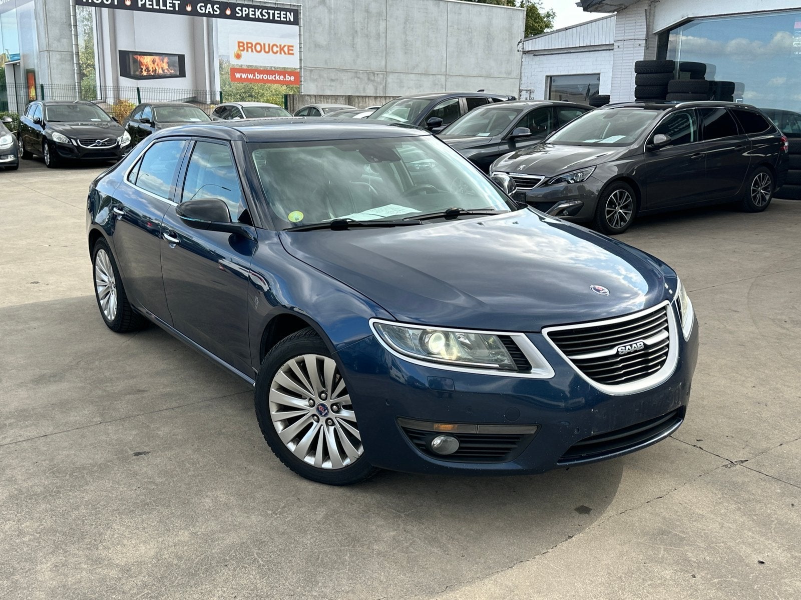 SAAB 9-5 TID Automaat 2.0 L diesel veel optie, Auto's, Automaat, Euro 5, Zwart, 4 cilinders