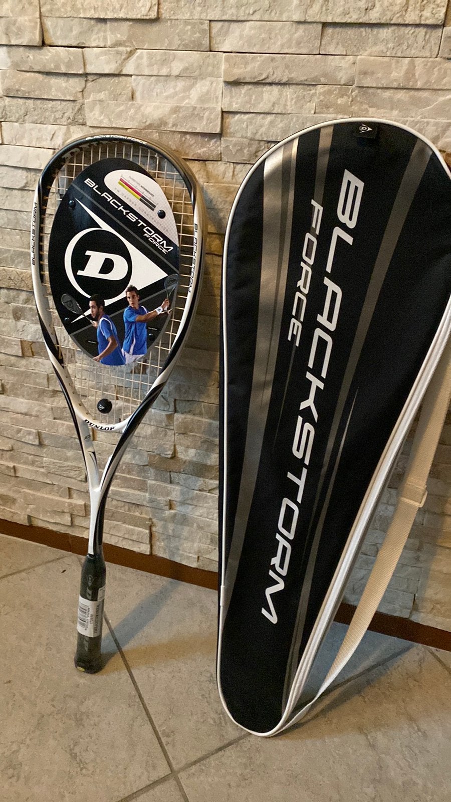Nieuwe Dunlop Blackstorm Force HL Paddel/Squash racket, Sport en Fitness, Squash, Nieuw, Racket, Met hoes, Ophalen of Verzenden