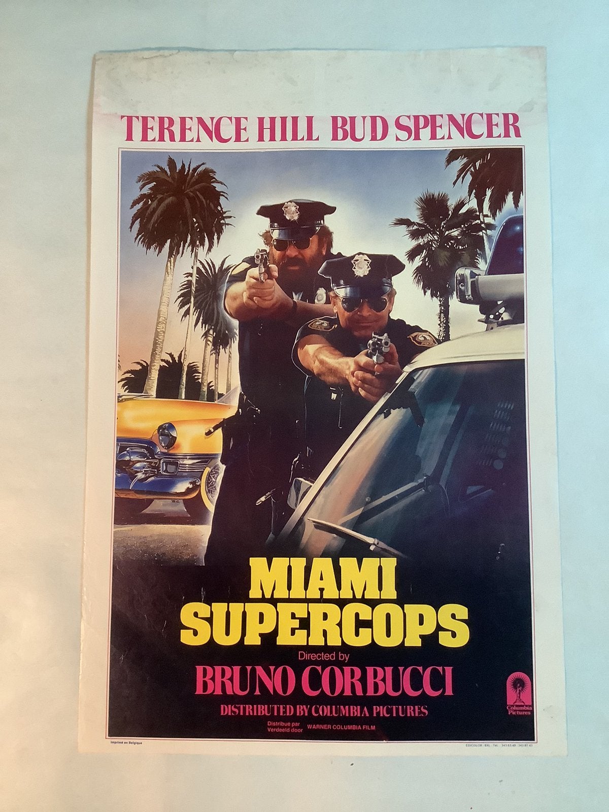 MIAMI SUPERCOPS   Filmposter   36-54 cm   Used, Verzamelen, Posters, Ophalen of Verzenden, Zo goed als nieuw