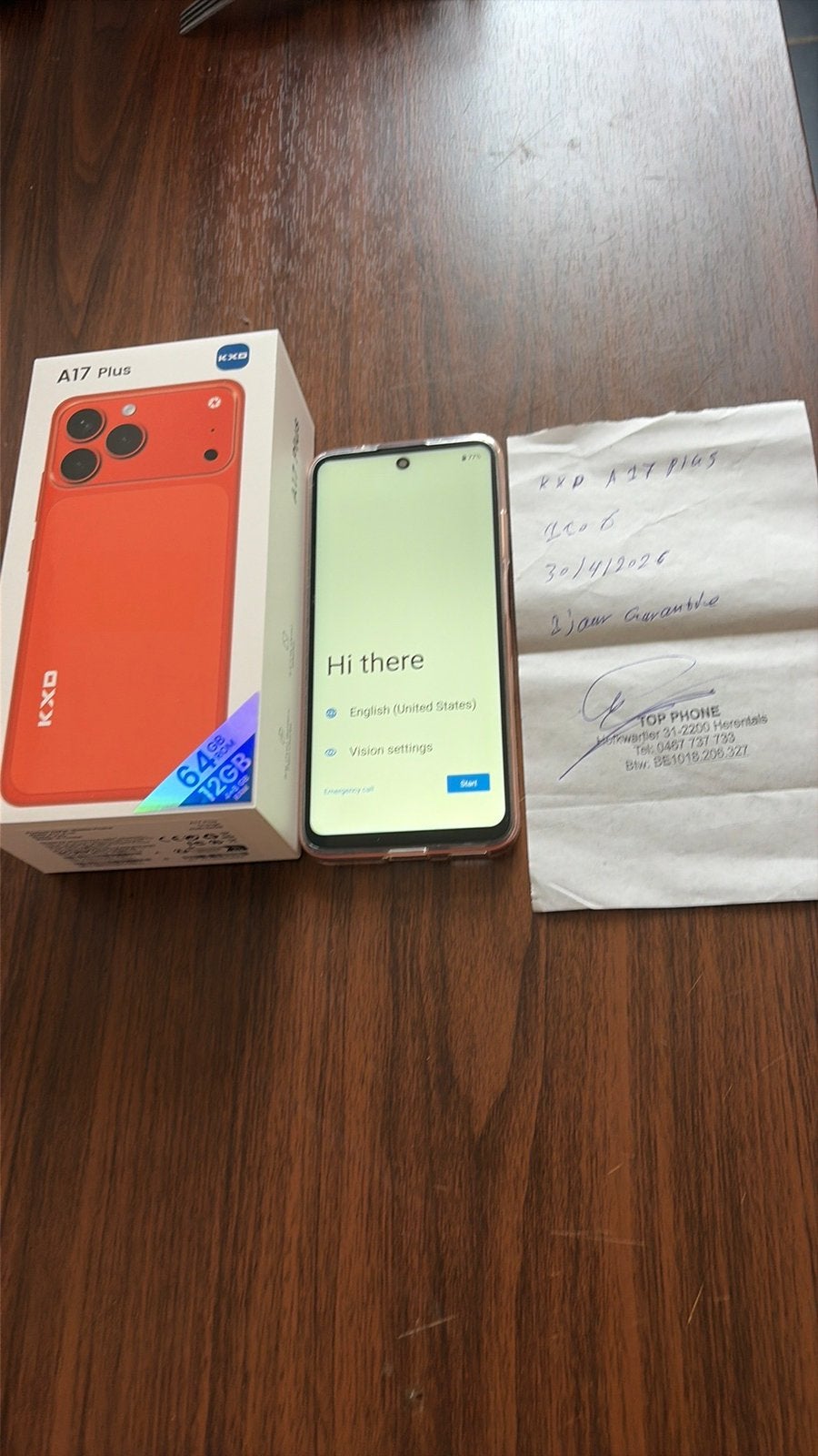 Smartphone Android te koop niewe 128 gb, Ophalen, Overige modellen, Nieuw, 3 tot 6 megapixel