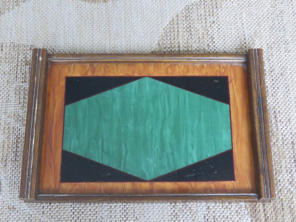 Plateau de suprématisme Bauhaus Art Déco avant-gardiste 1920, Enlèvement ou Envoi