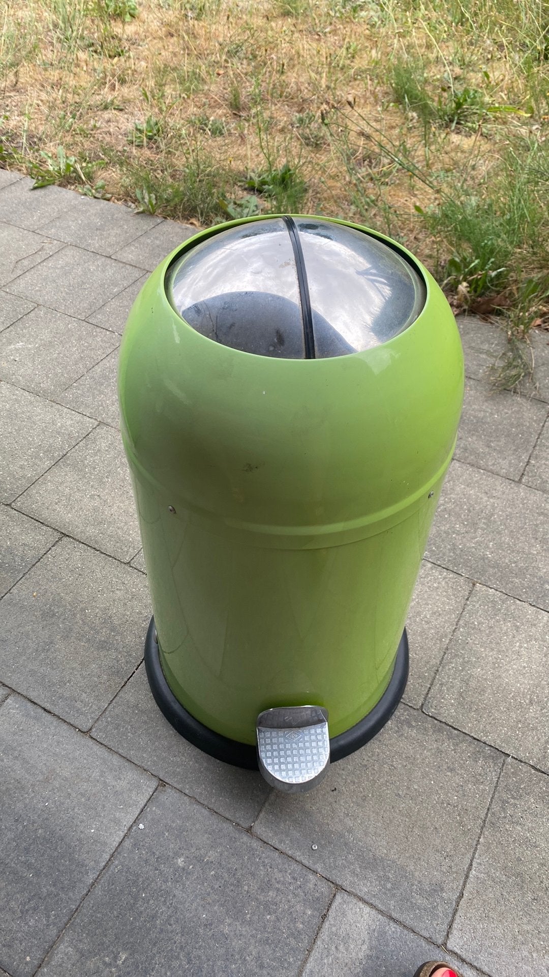 Vuilnisbak wesco, Huis en Inrichting, Woonaccessoires | Prullenbakken, Ophalen, Gebruikt, Metaal, Met pedaal