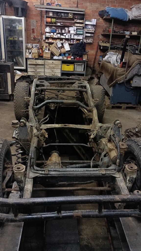 Toyota land-cruiser Lj70 mk2 schassis met BE documenten., Auto-onderdelen, Ophalen, Gebruikt, Toyota