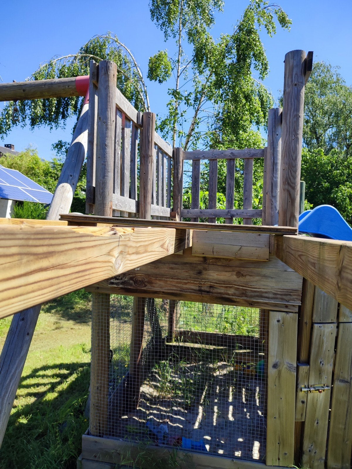 Knutsel hout, speeltoeste. Project hout, hout, balken, latl, Jardin & Terrasse, Verrières, Enlèvement