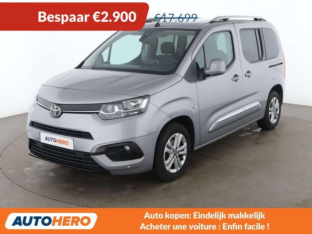 Toyota PROACE CITY 1.2 Turbo L1 Shuttle (bj 2021), Auto's, Toyota, Stof, Gebruikt, Euro 6, 1199 cc