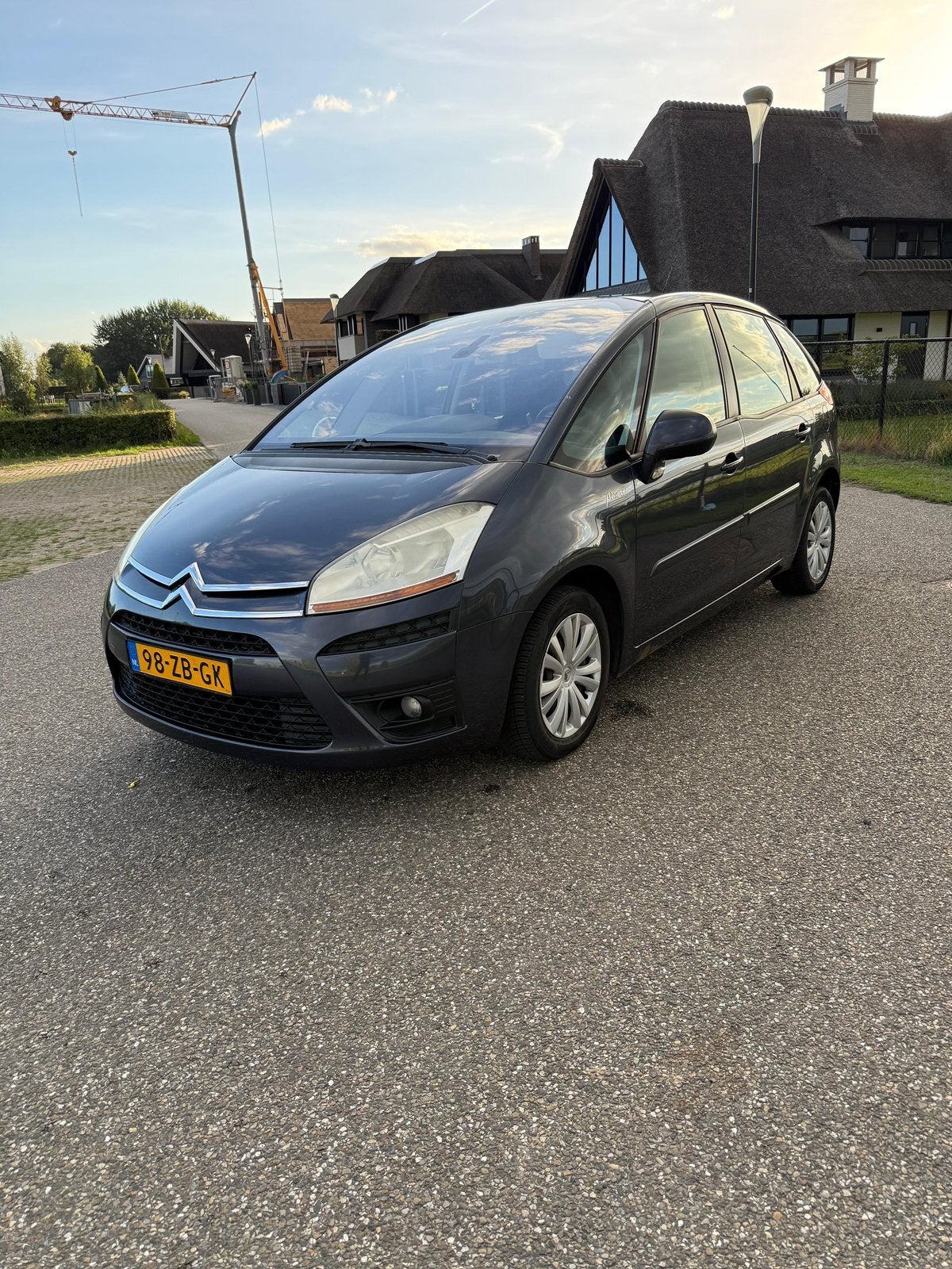 Citroen C-4 Automaat Picasso ambiance, Auto's, 1998 cc, Zwart, 4 cilinders, Parkeersensor