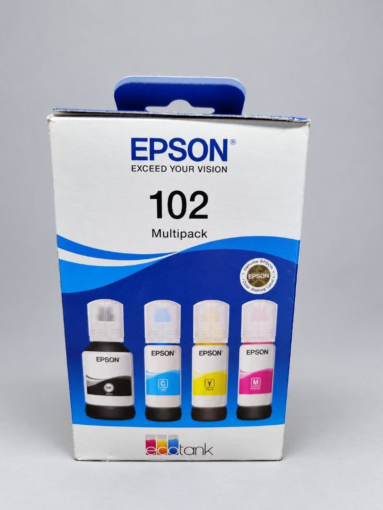 Pack multiple d'encre EcoTank Epson 102 authentique-Nouveau, Enlèvement ou Envoi, Neuf, Cartridge, Epson