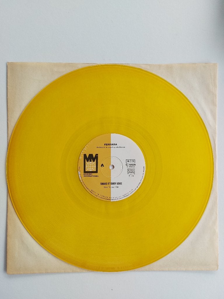 Ferrara - Shake It Baby Love/Love Attack (1979-Maxi-Yellow), Colored vinyl, LP, Funk, Ophalen of Verzenden