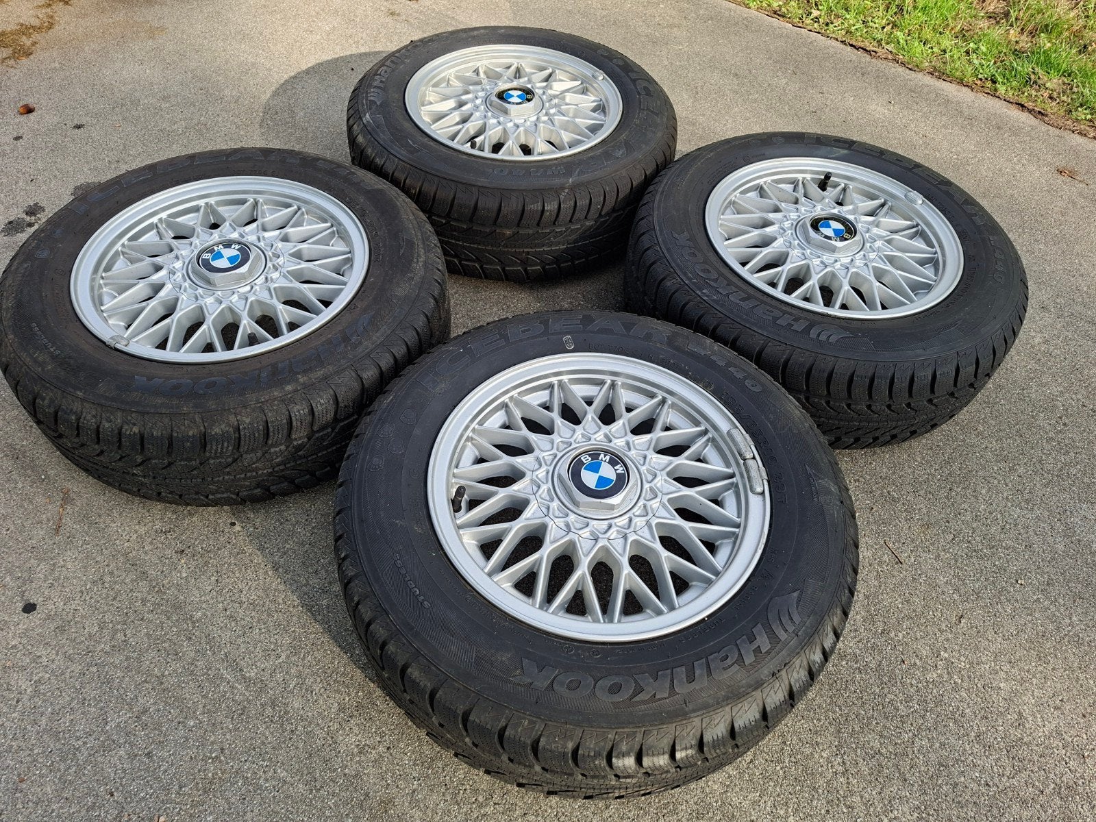 BMW e30 BBS Style velgen 6,5J x 14 inch ET 30, Ophalen, 14 inch, Gebruikt, Band(en)