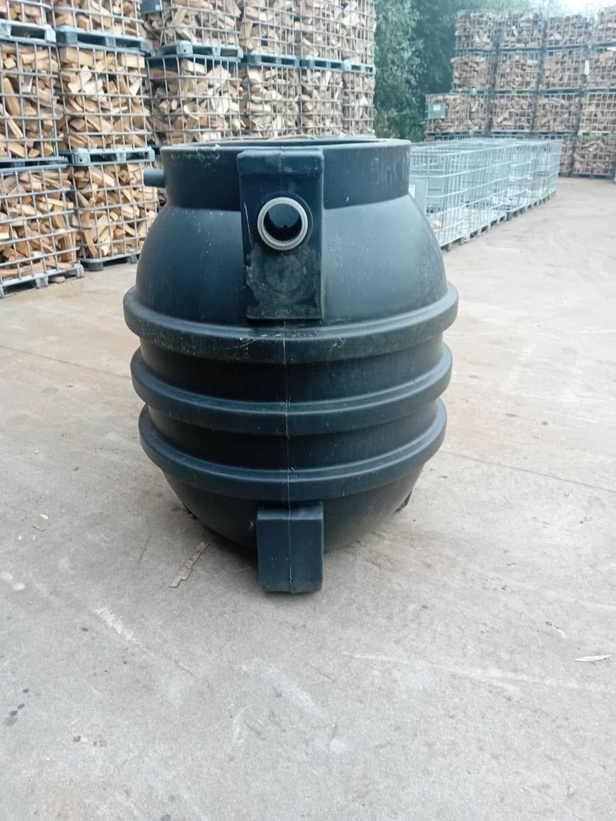regenwatertank/septische tank, Ophalen