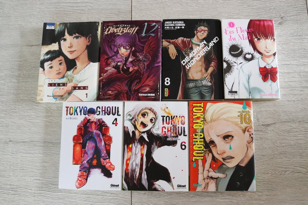 Lot de 7 mangas (en loose), Livres, BD | Comics, Comme neuf, Plusieurs comics, Japon (Manga), Enlèvement ou Envoi
