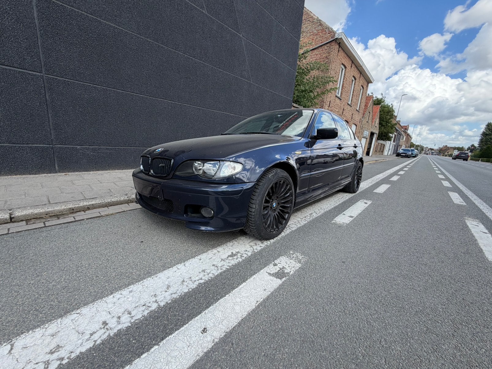 Bmw e46 318d, Autos, Cuir, Achat, Boîte manuelle, Noir