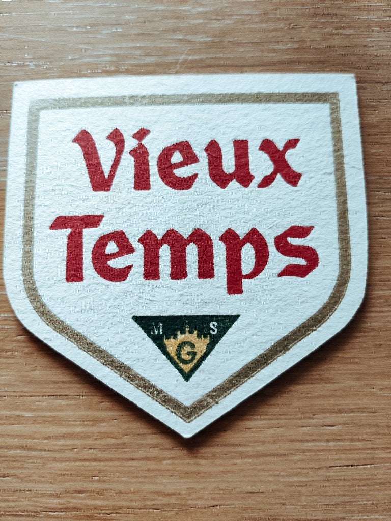 Bierviltje Vieux Temps, Verzamelen, Ophalen of Verzenden, Zo goed als nieuw, Viltje(s), Overige merken