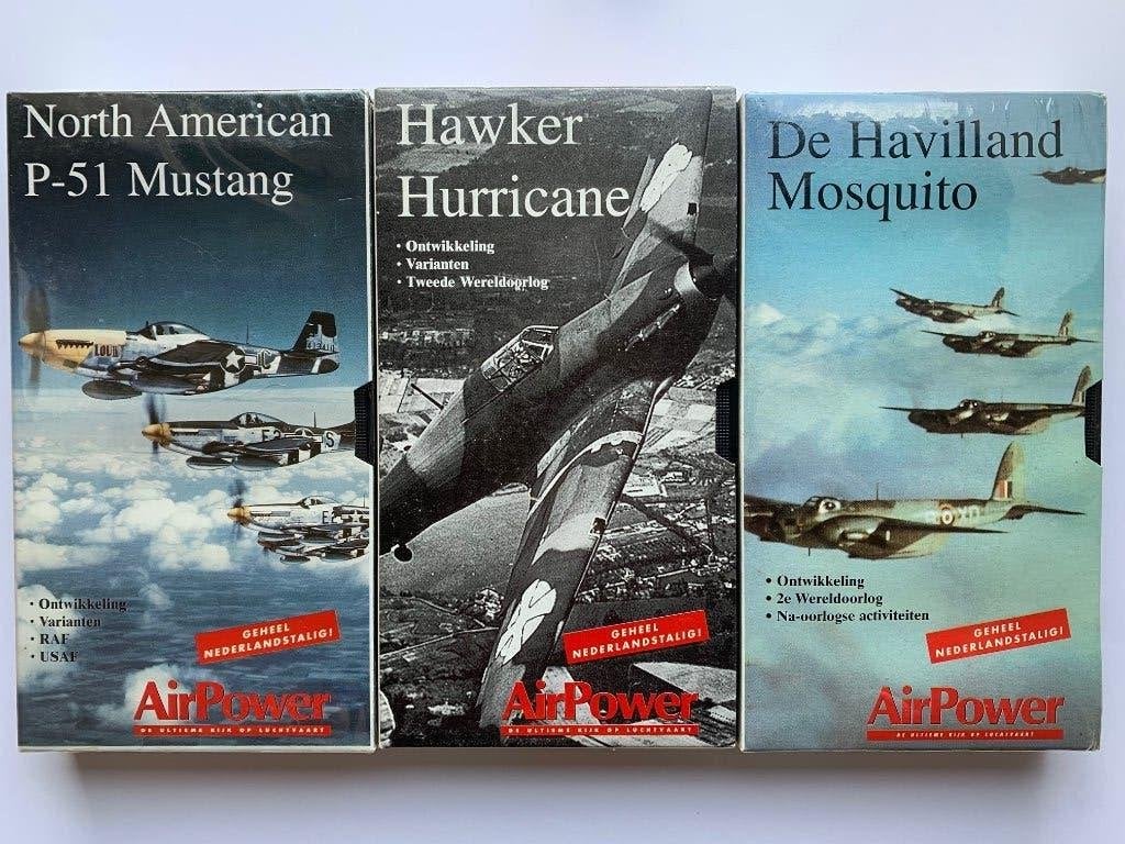 15 VHS cassettes vliegtuigen bommenwerpers Wereldoorlog 2, Enlèvement ou Envoi, Armée de l'air, Autres types