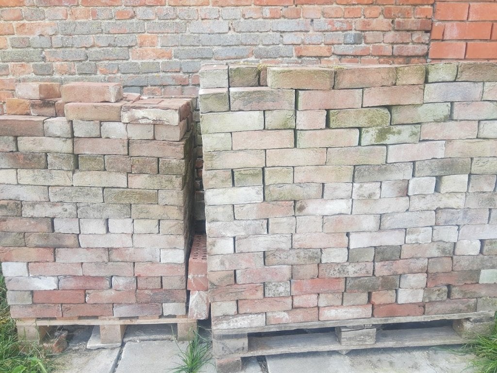 oude metselstenen, Ophalen, Gebruikt, Bakstenen