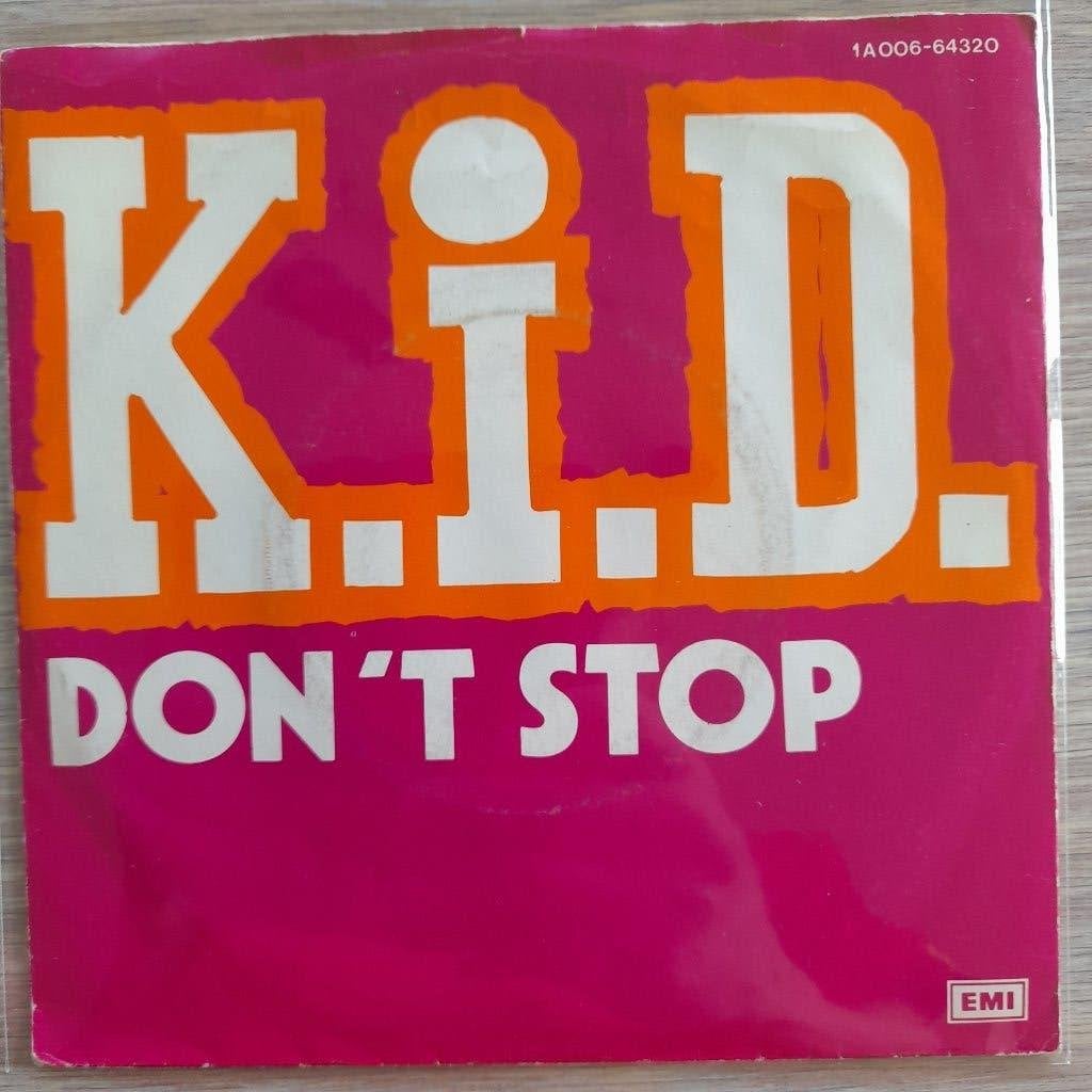 K.I.D.-Don't stop 7'', Cd's en Dvd's, Gebruikt, Fotohoes, 7 inch, Ophalen of Verzenden