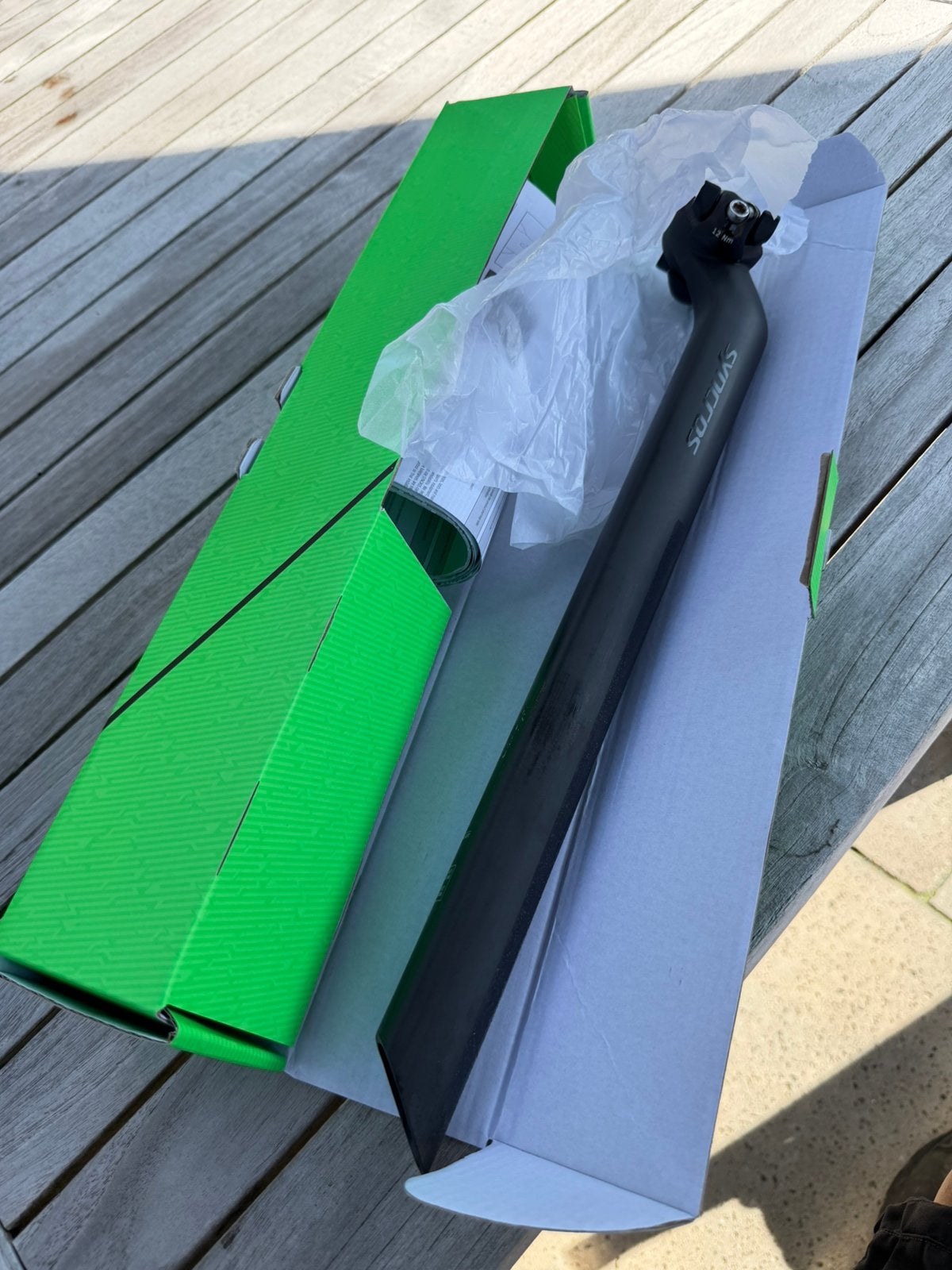 Syncros zadelpen Duncan 1.0 Aero, Ophalen, Zo goed als nieuw, Racefiets, Carbon
