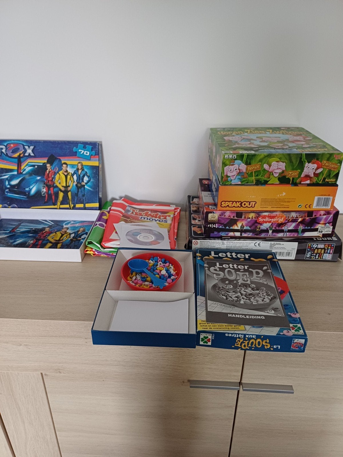 Gezelschapsspelletjes +puzzel Rox, Hobby & Loisirs créatifs, Enlèvement