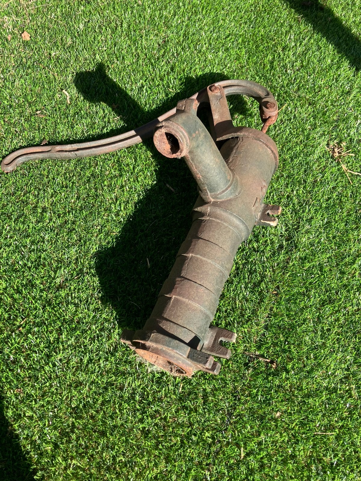 Vielle pompe a eau, Enlèvement