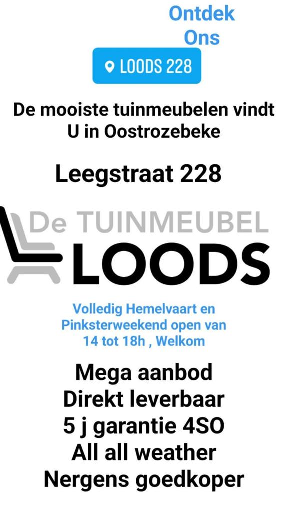 Loungeset tuinset bloempotten laagste prijs, Tuin en Terras, Tuinsets en Loungesets, Loungeset, Ophalen