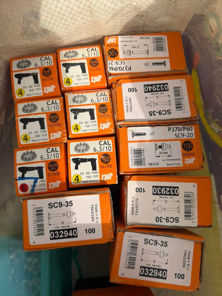 Spit P370 nagels en patronen, Doe-het-zelf en Bouw, Ophalen, Nieuw