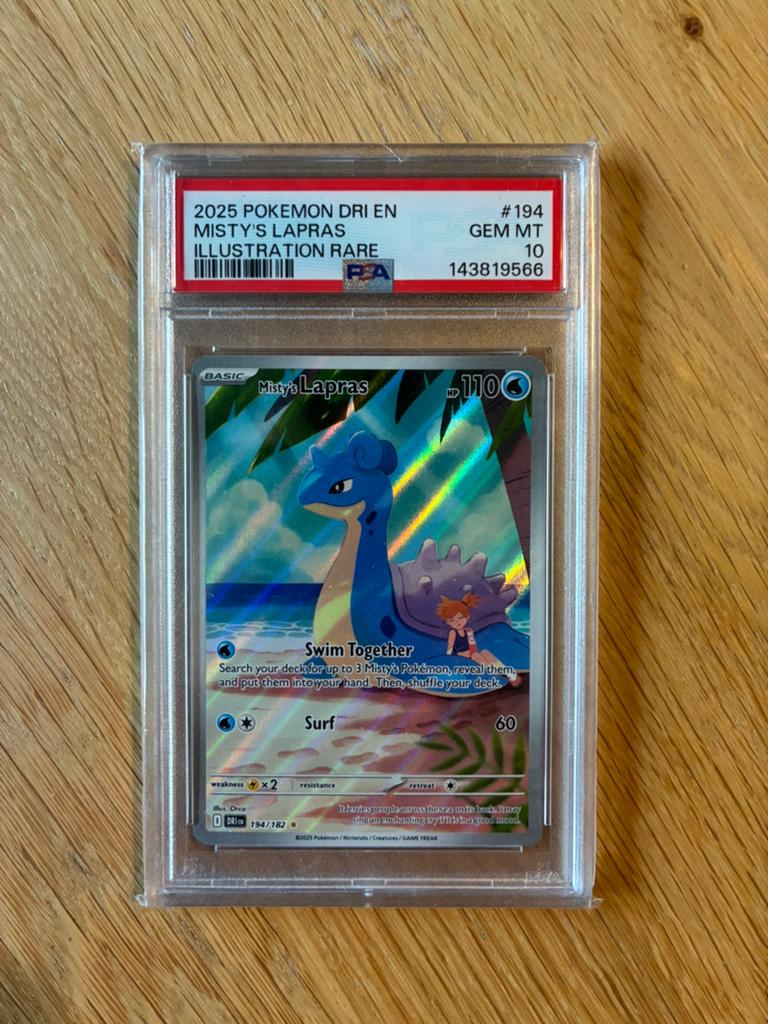 Psa 10 mistys lapras, Enlèvement, Comme neuf