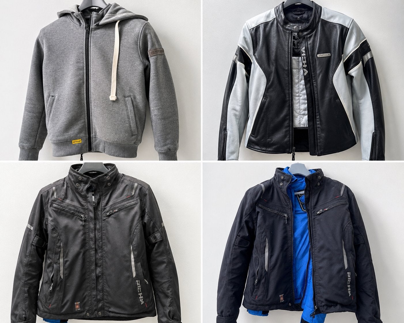 Motorjassen & motorhoodie te koop – wegens verhuizing, Ophalen, Zo goed als nieuw, Dames
