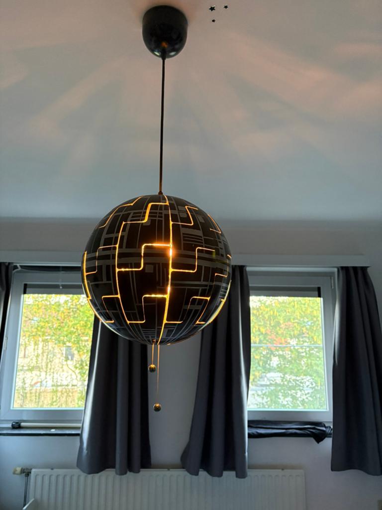 Deadstar Star Wars Lamp, Ophalen, Gebruikt, IKEA