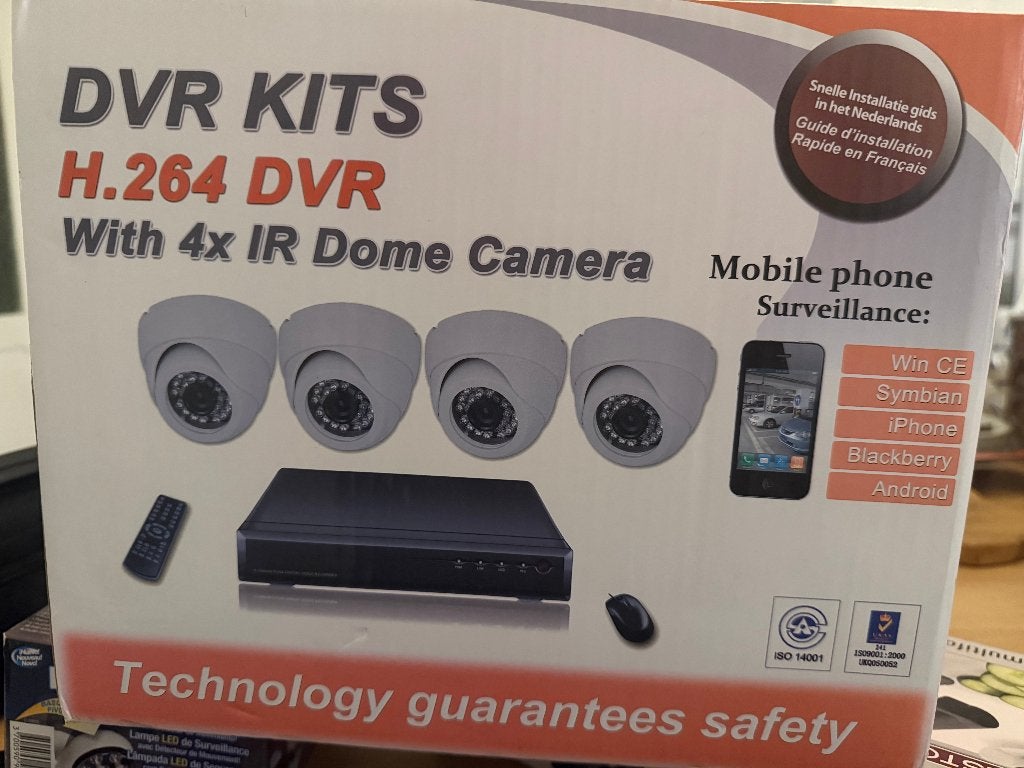 Kit de vidéosurveillance complet, Enlèvement, Neuf, Caméra extérieure
